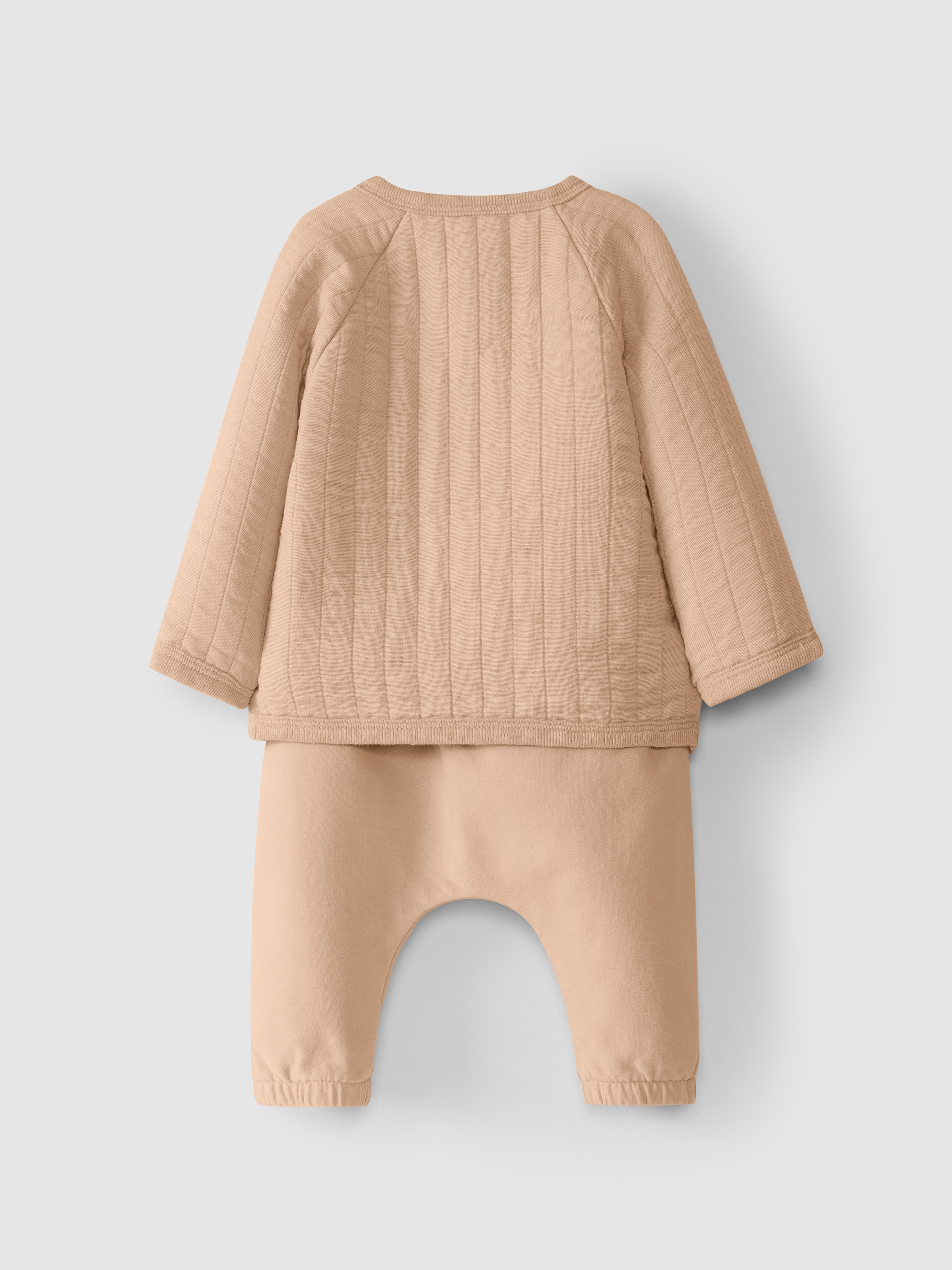 Kit de camisola em gaze dupla e calças