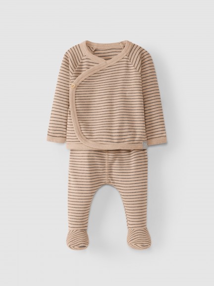 Cotton jersey sweater and pants set printed Cotton jersey sweater and pants set printed