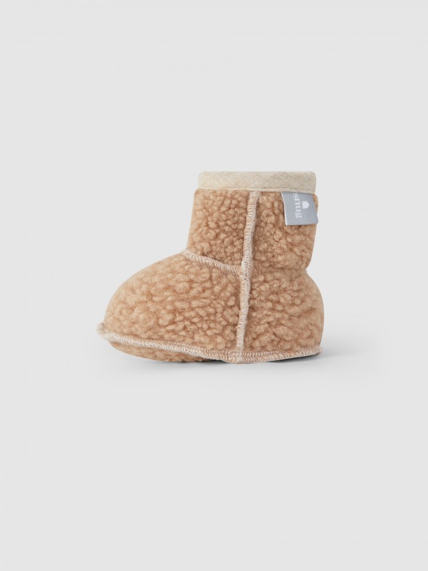 Fur booties