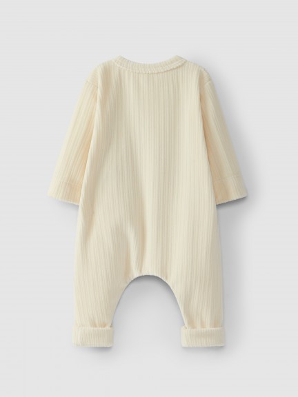 Romper in ribbed velvet jersey Romper in ribbed velvet jersey