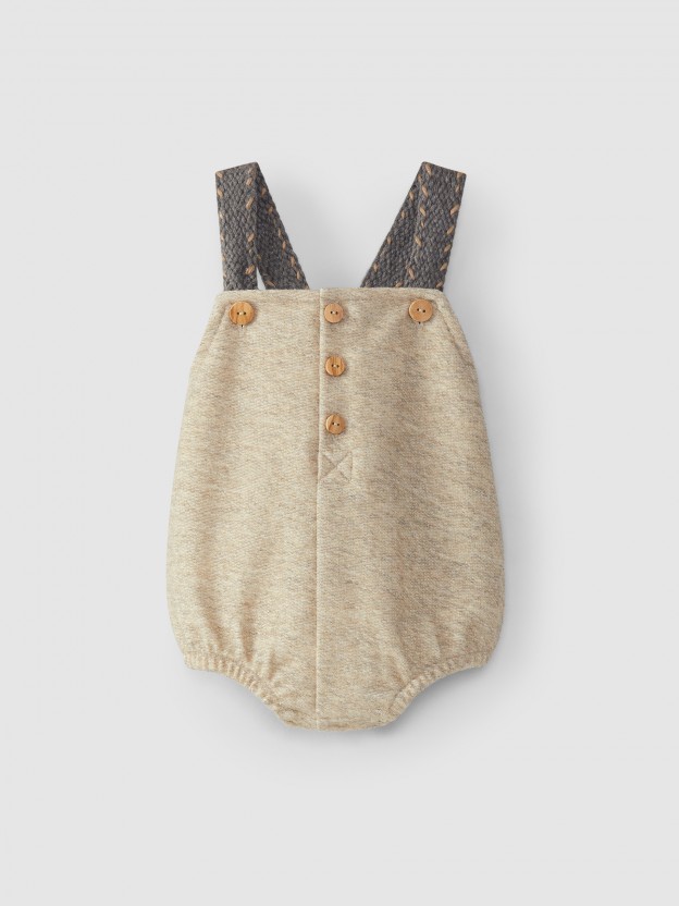 Shortie in plush with wool Shortie in plush with wool