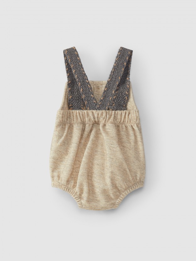 Shortie in plush with wool Shortie in plush with wool