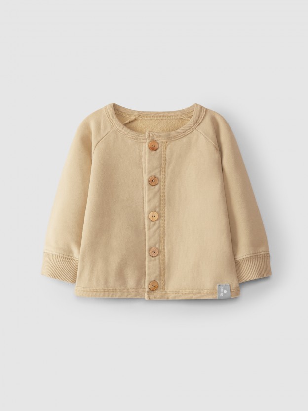 Gilet en peluche card�e