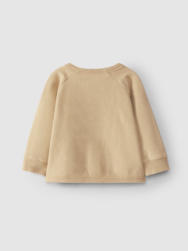 Gilet en peluche card�e