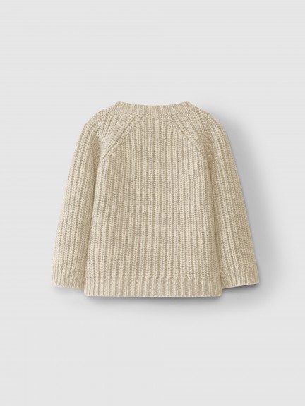 Knitted cardigan round neckline Knitted cardigan round neckline