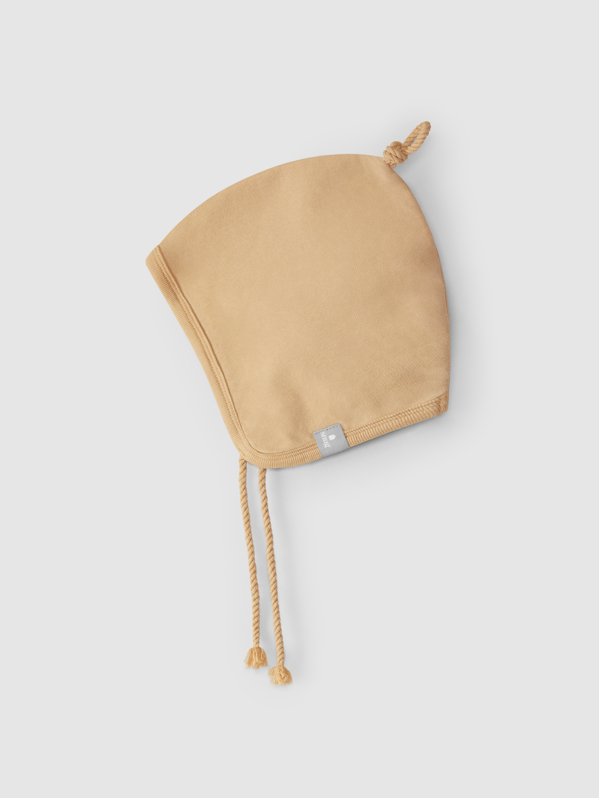 Bonnet en peluche avec nœud