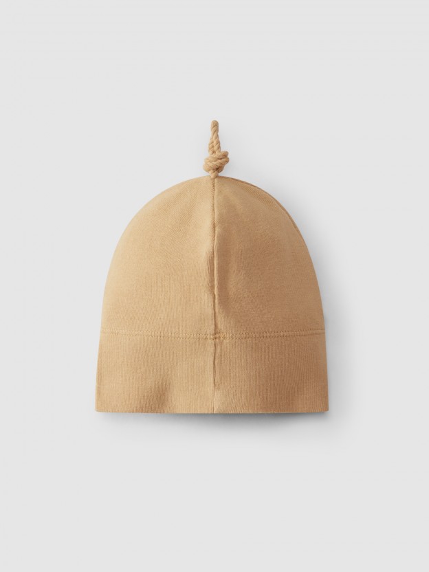 Beanie with knot Beanie with knot