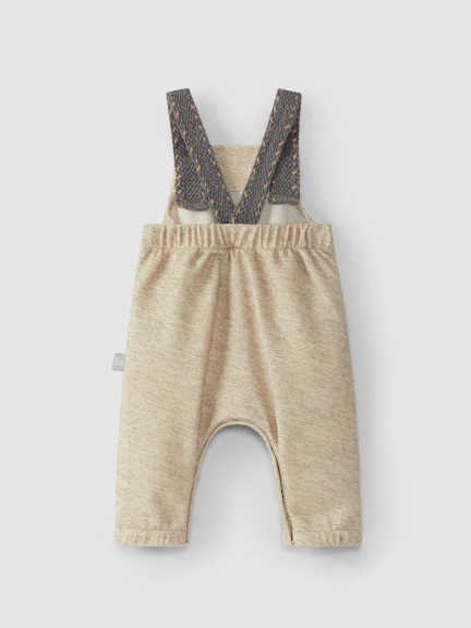 Dungarees with wool plush pocket Dungarees with wool plush pocket