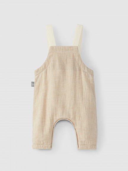 Dungarees in four-layer muslin Dungarees in four-layer muslin