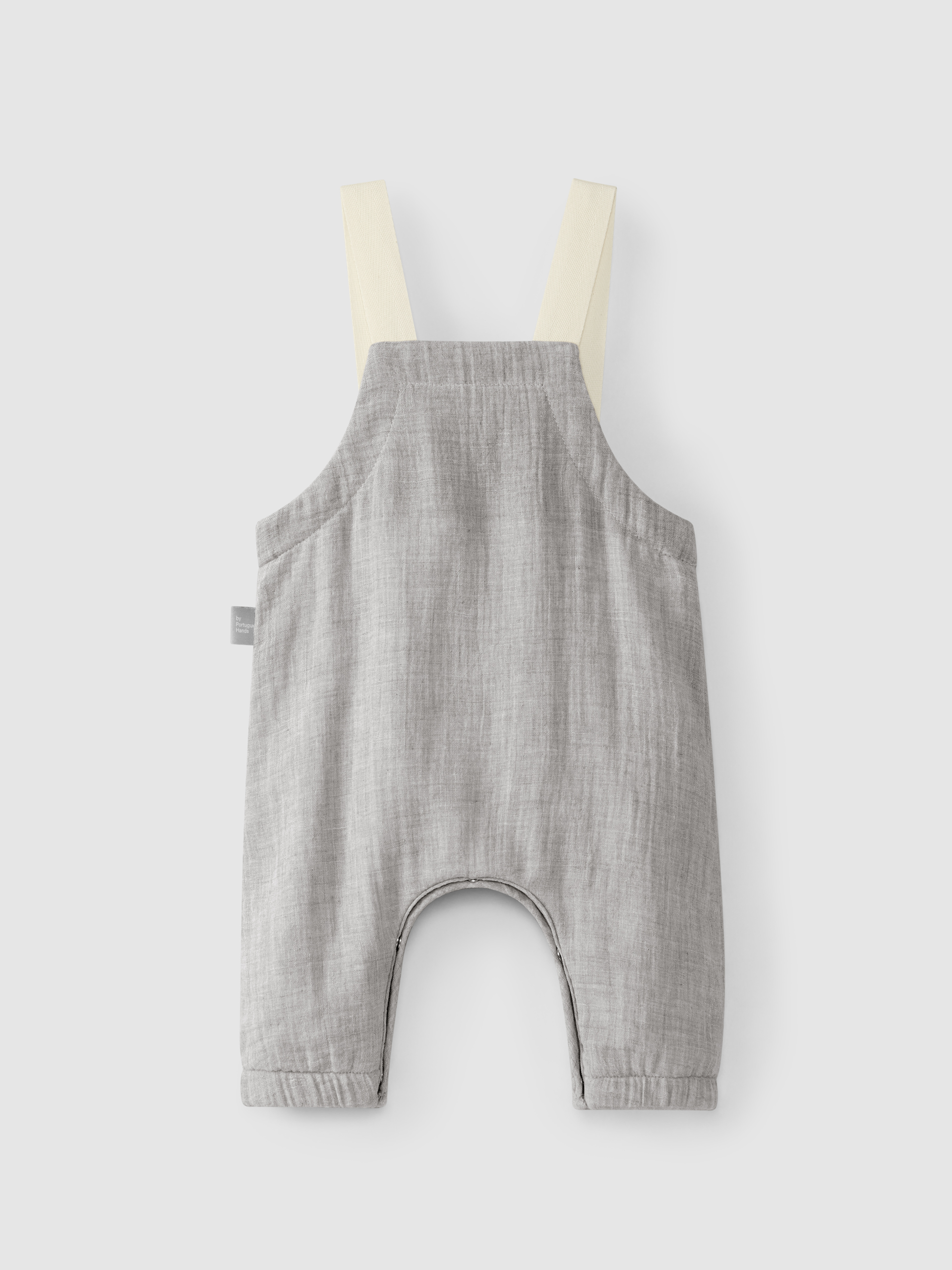 Dungarees in four-layer muslin