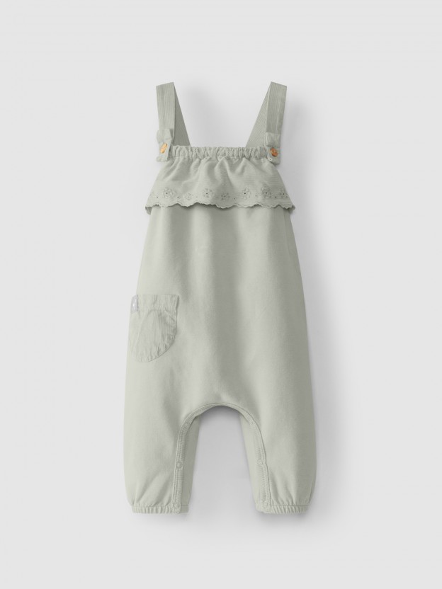 Dungarees English embroidery Dungarees English embroidery