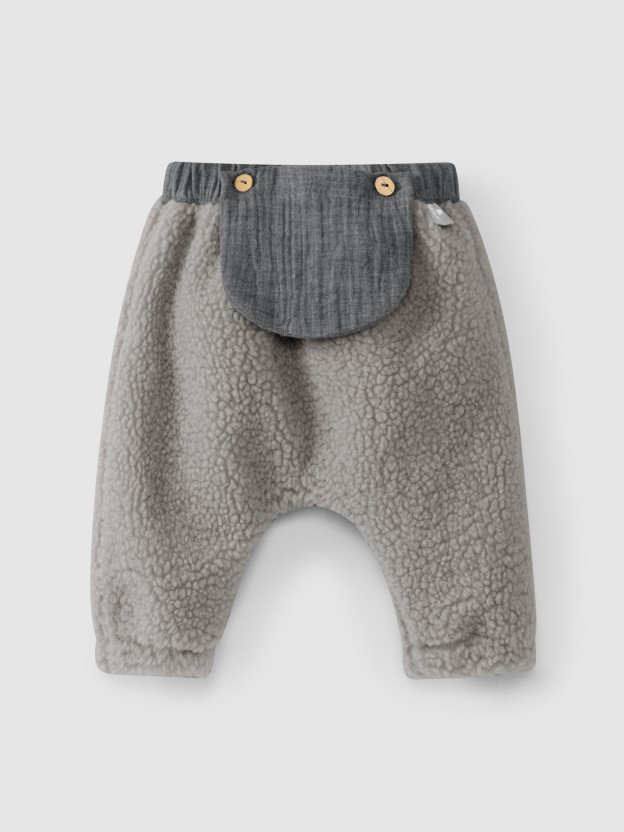 Fur pull-up pants Fur pull-up pants