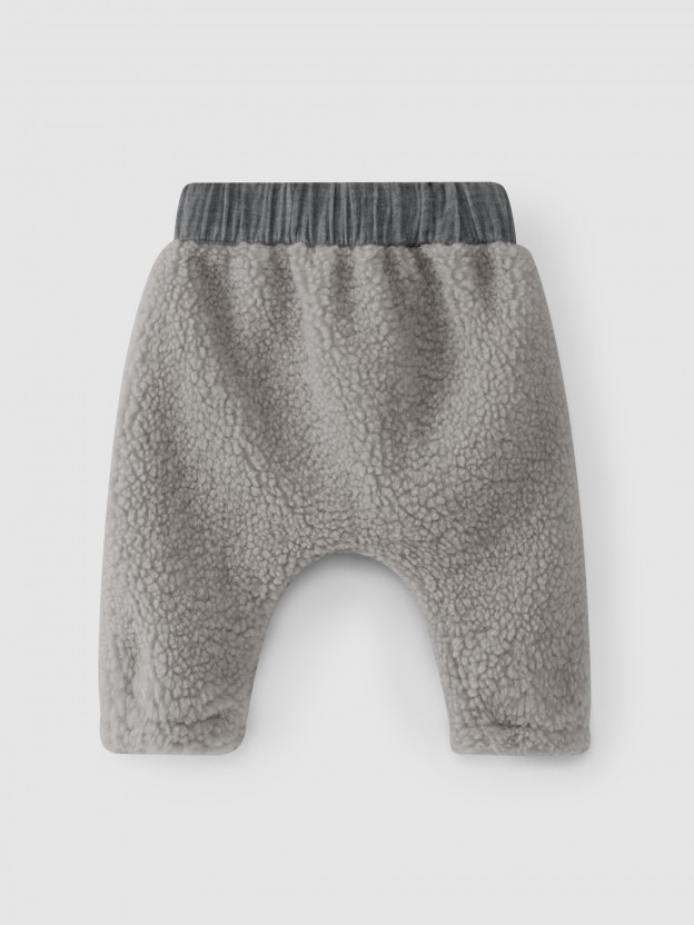 Fur pull-up pants Fur pull-up pants