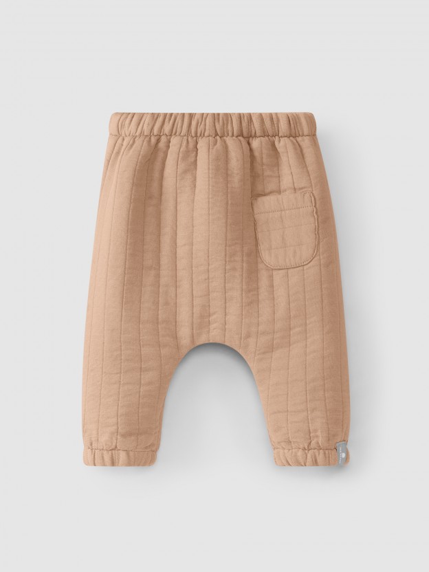 Pull-up pants with pocket Pull-up pants with pocket