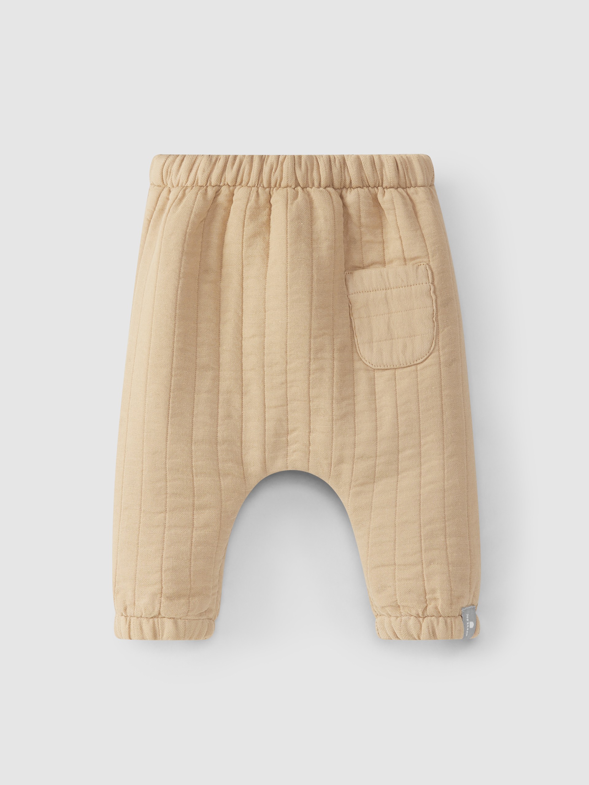 Pull-up pants with pocket
