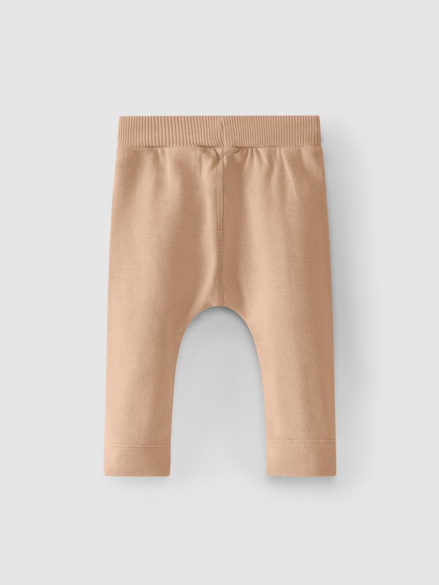 Carded jersey leggings Carded jersey leggings