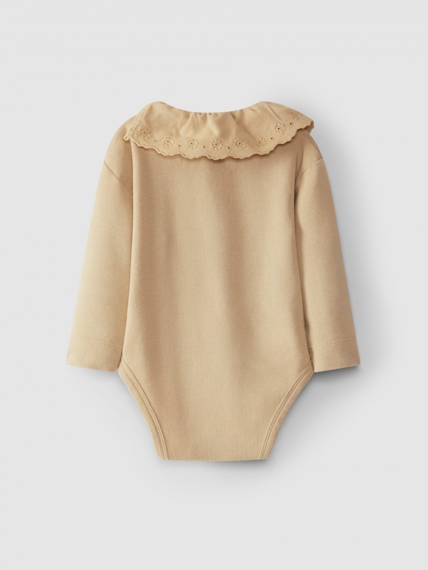 Body avec col en broderie anglaise