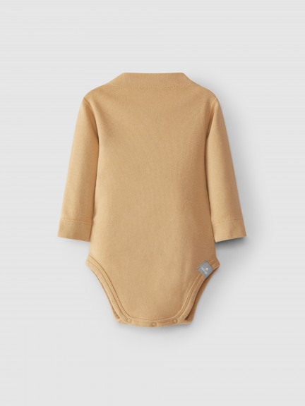 Bodysuit roll collar carded jersey Bodysuit roll collar carded jersey
