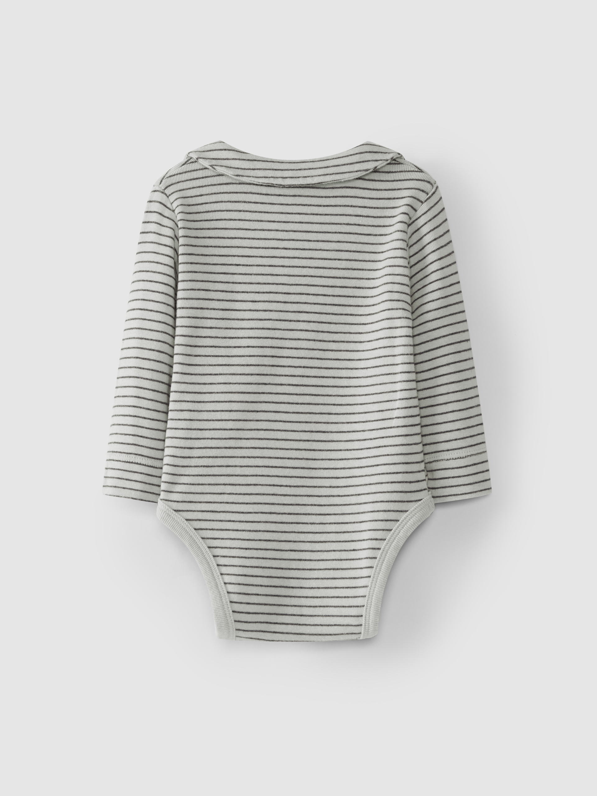 Bodysuit round neck in organic cotton