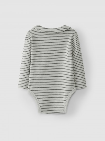 Bodysuit round neck in organic cotton Bodysuit round neck in organic cotton