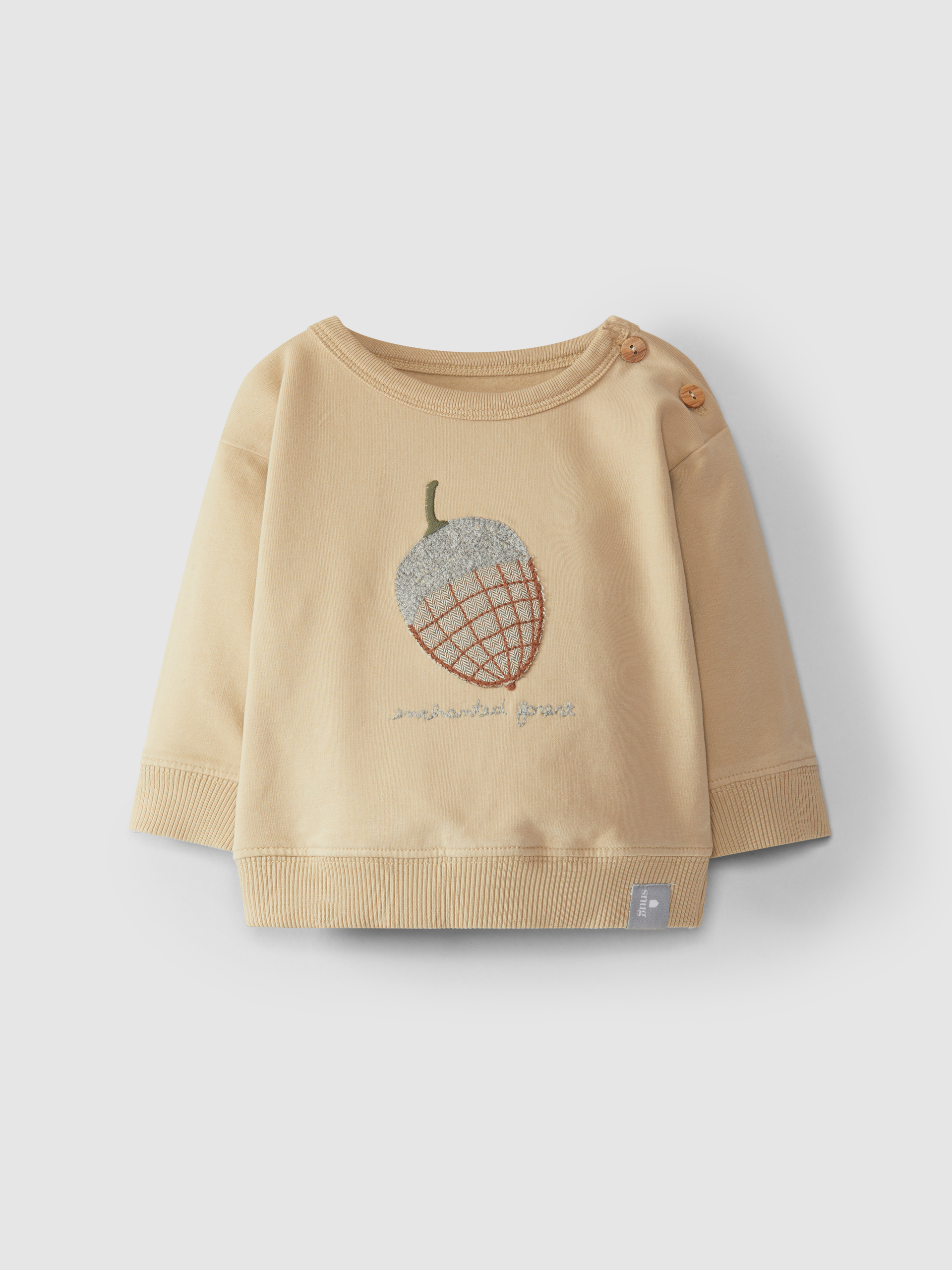 Pull avec broderie en laine