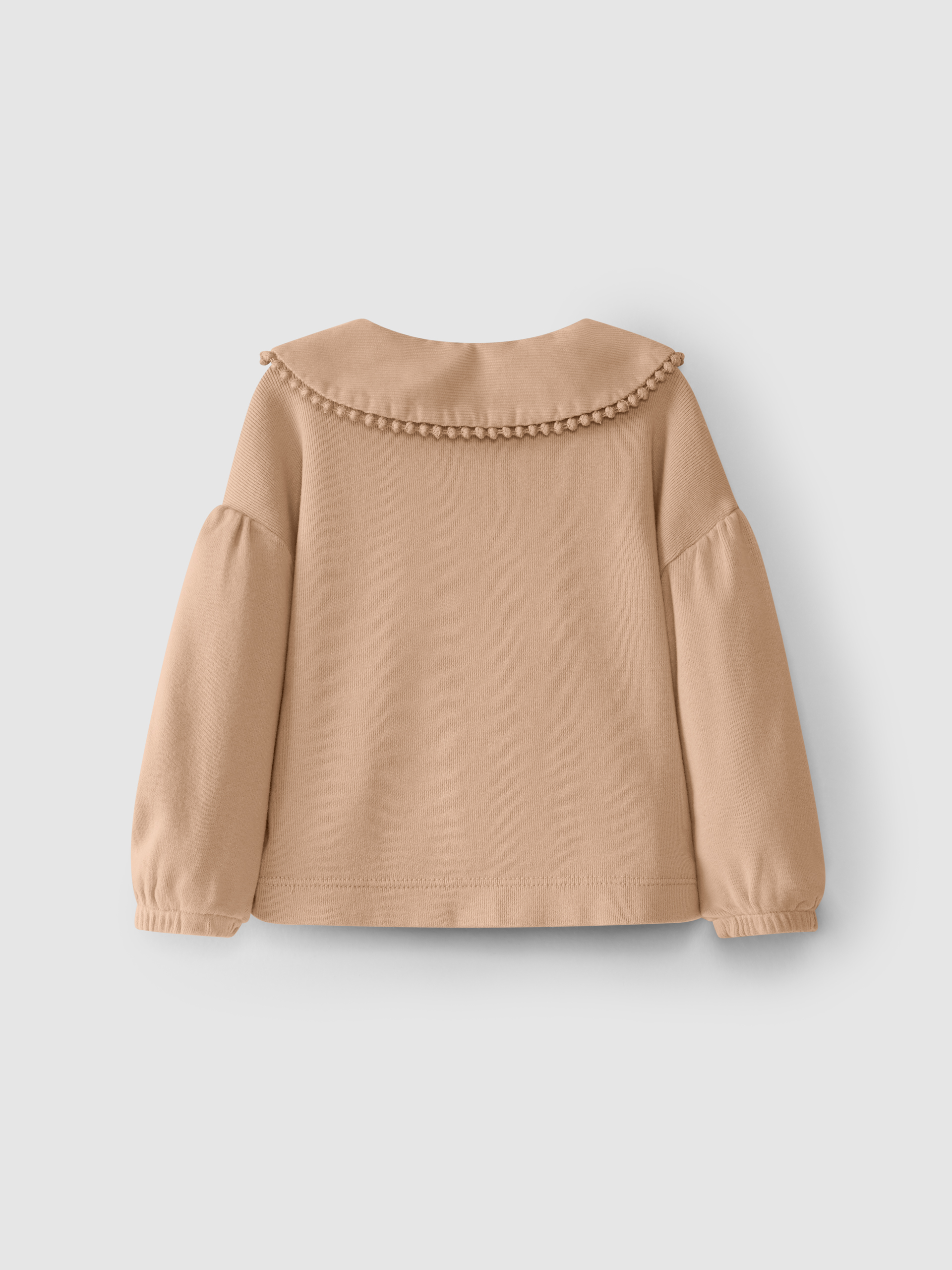 Camisola efeito gola dupla
