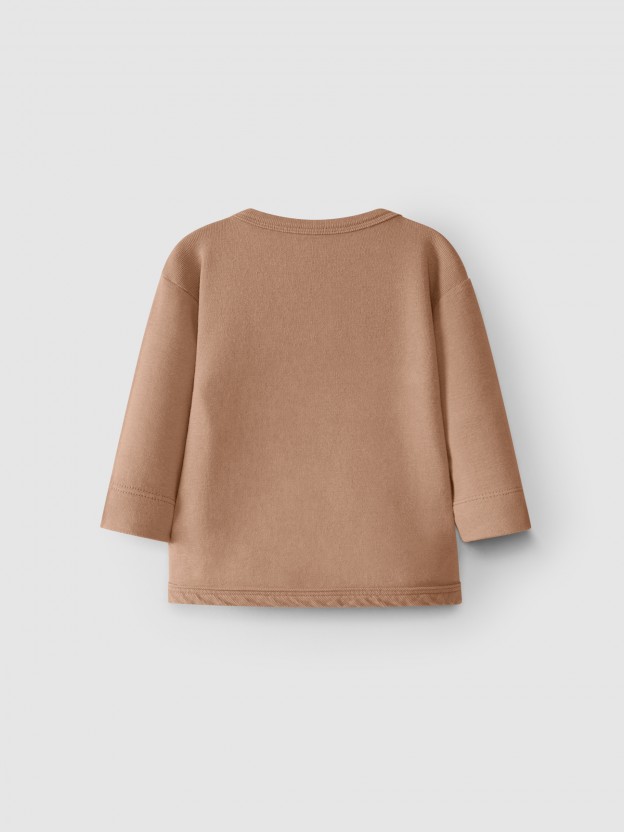 Sweater plain carded jersey Sweater plain carded jersey