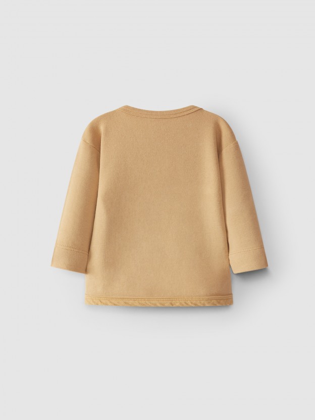 Sweater plain carded jersey Sweater plain carded jersey