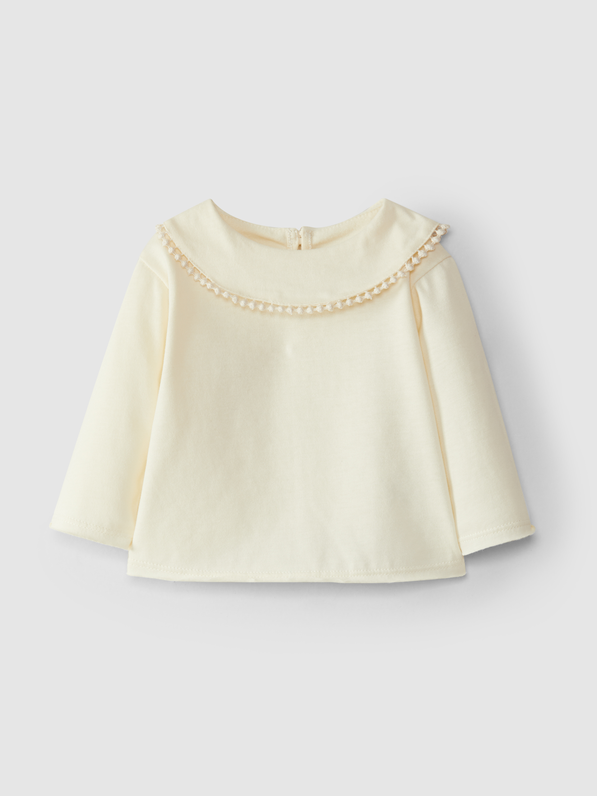 T-shirt gola com efeito