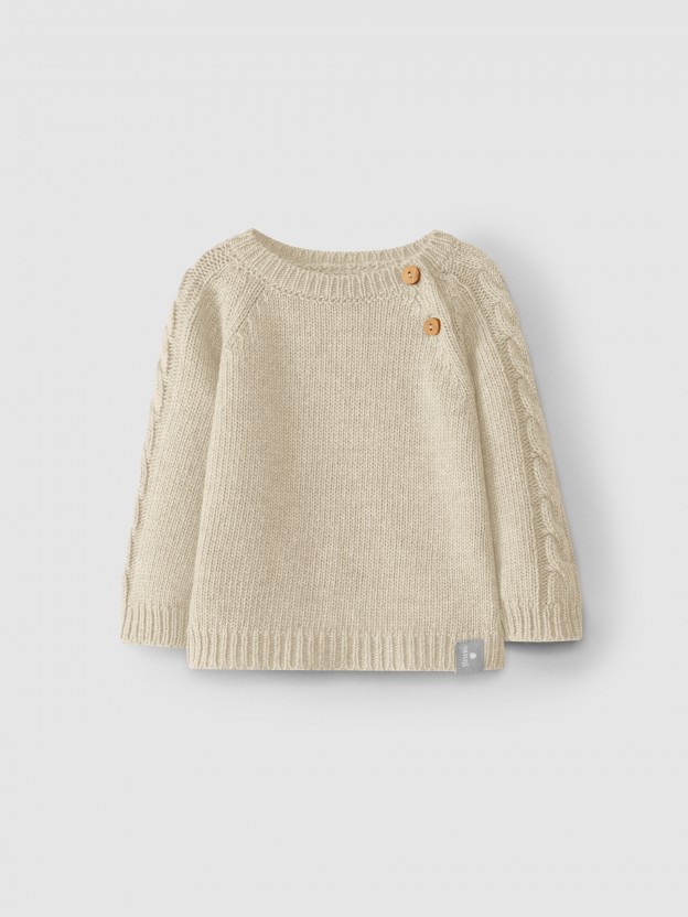 Jumper with braid detail Jumper with braid detail