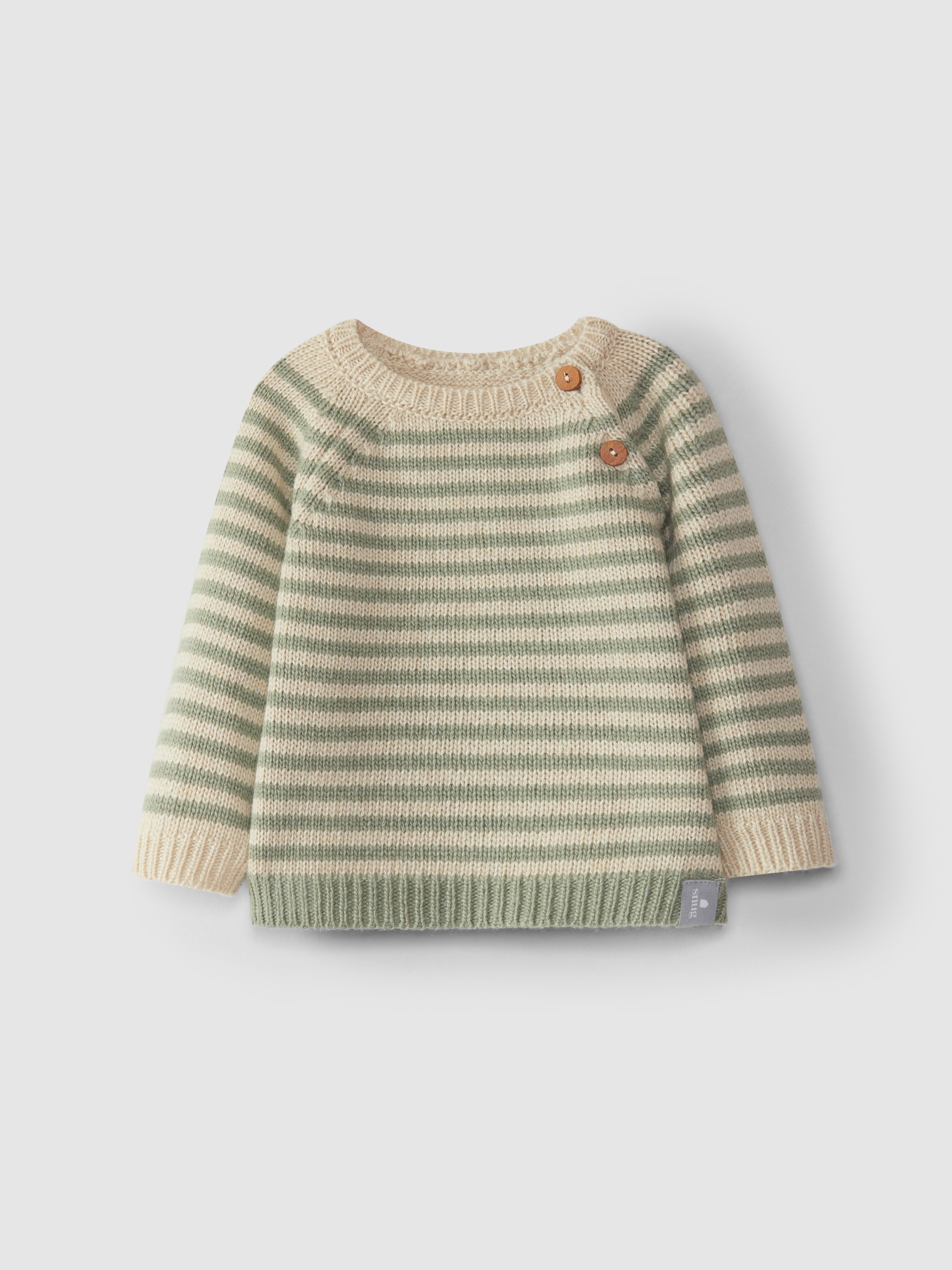 Striped knitted jumper