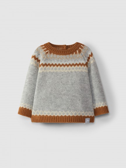 Jacquard knitted jumper Jacquard knitted jumper