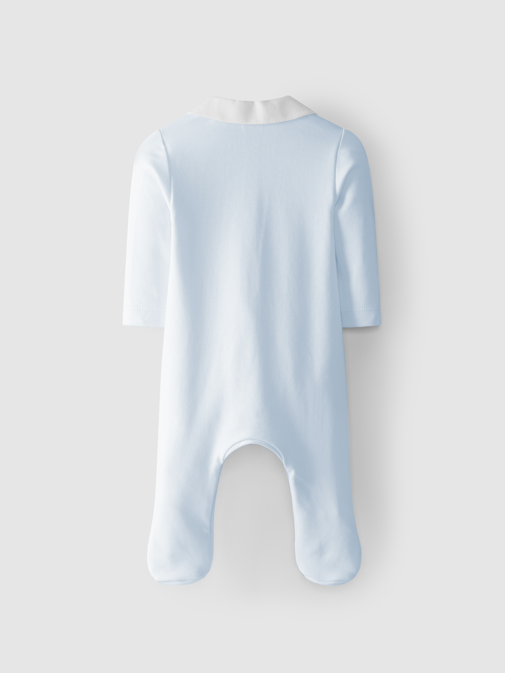 Babygrow gola em bico fita decorativa