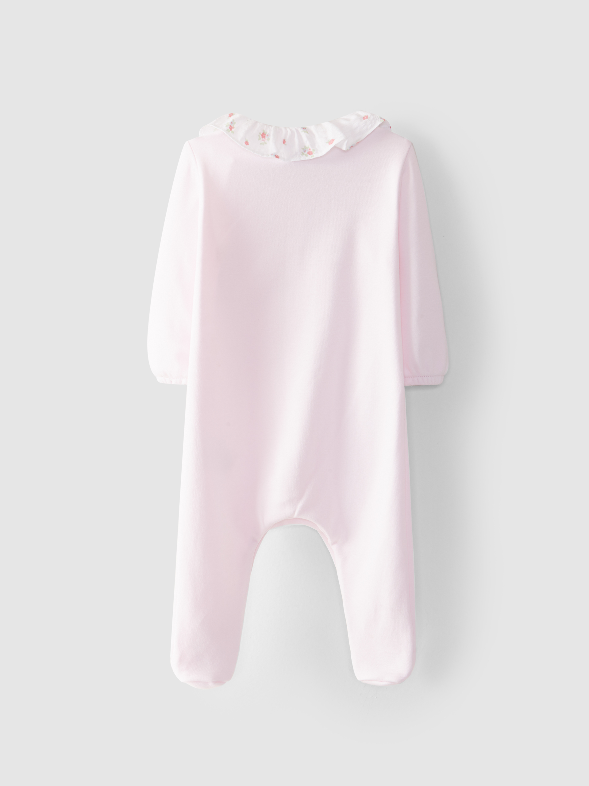 Babygrow ruffled floral collar