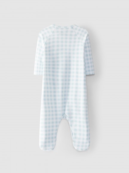 Babygrow croisé carreaux vichy Babygrow croisé carreaux vichy
