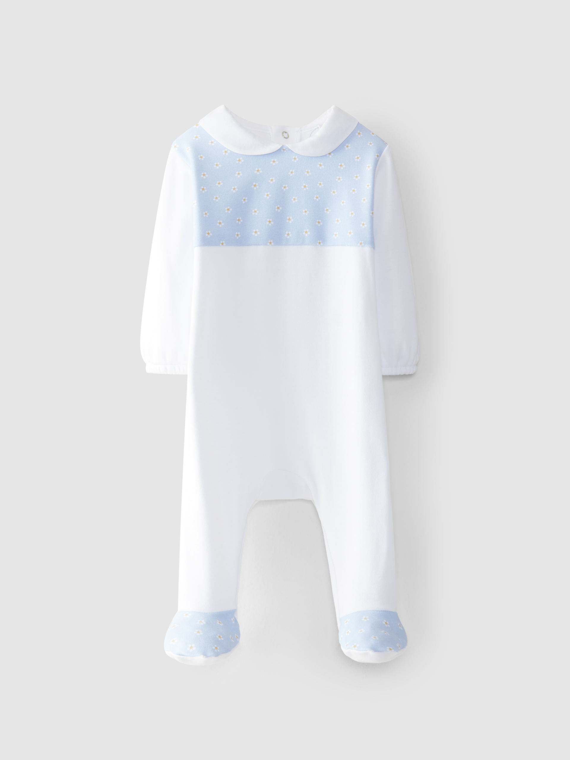 Babygrow floral yoke
