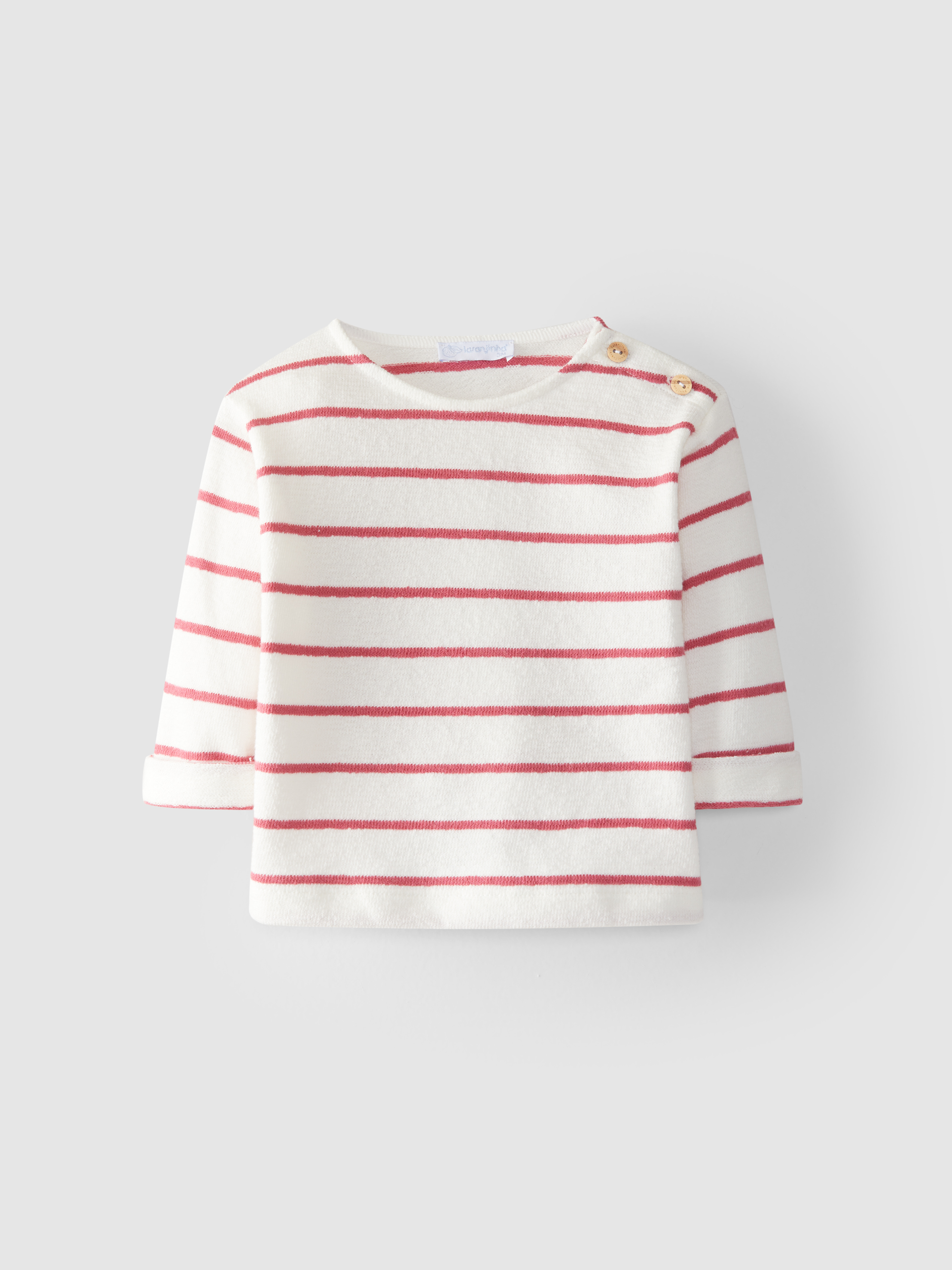 Longsleeve rayures coton biologique
