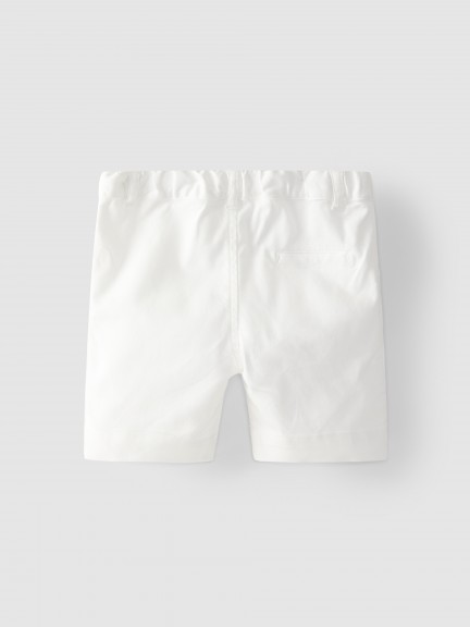 Pantalón corto rayas con tres bolsillos Pantalón corto rayas con tres bolsillos