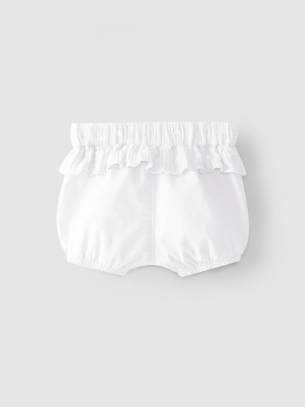 Pantalones cortos pull-up con volante Pantalones cortos pull-up con volante