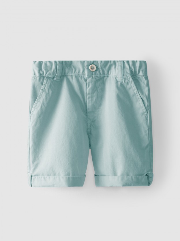 Pantalones cortos en sarga Pantalones cortos en sarga
