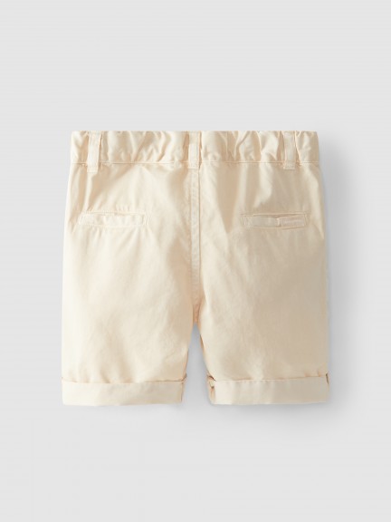 Shorts plain in twill Shorts plain in twill