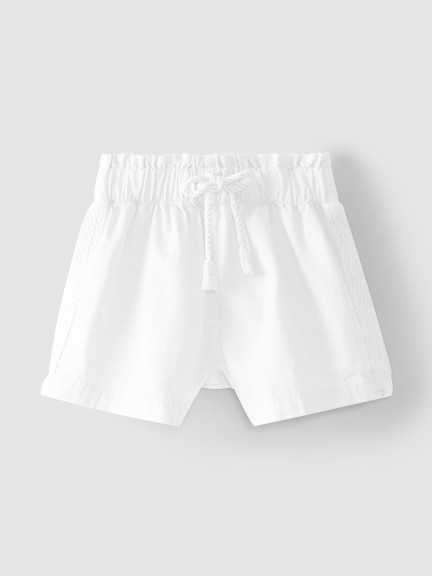 Pantalones cortos con cinta lateral decorativa Pantalones cortos con cinta lateral decorativa