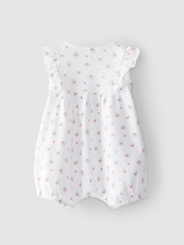 Romper floral ajour Romper floral ajour