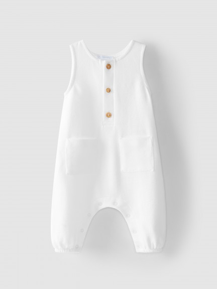 Dungarees herringbone effect