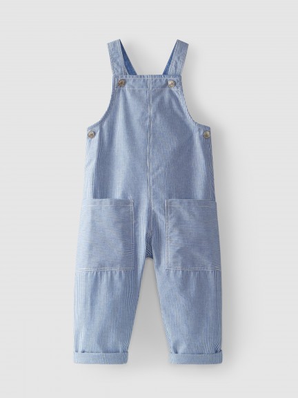 Striped dungarees with pockets Striped dungarees with pockets