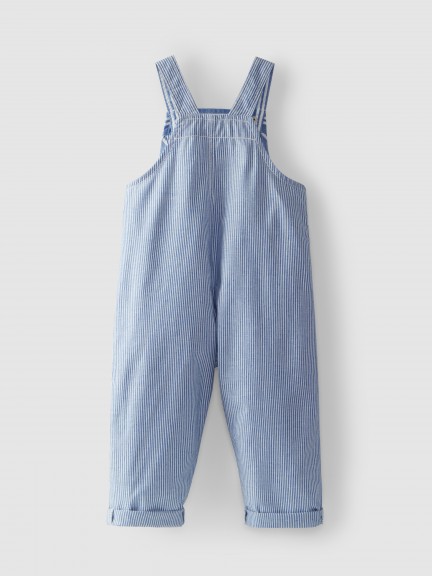 Striped dungarees with pockets Striped dungarees with pockets