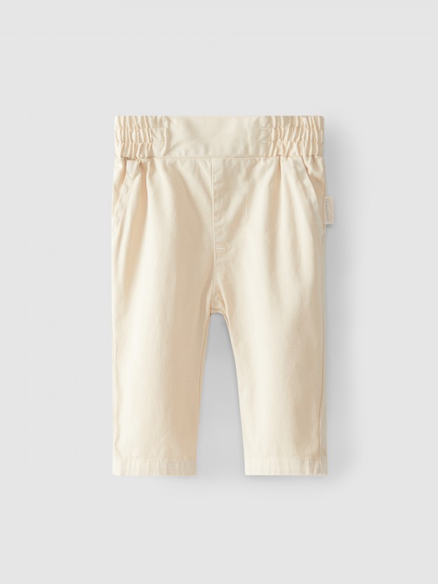 Pull-up pants plain Pull-up pants plain