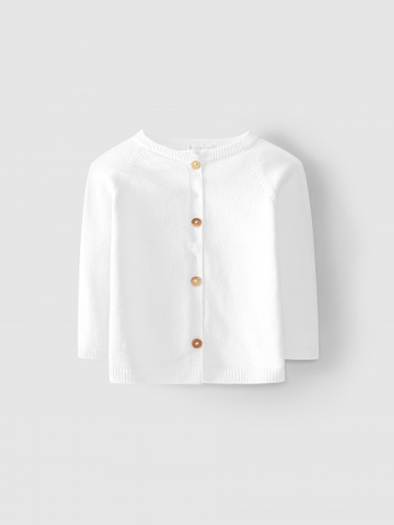 Jacket with round neckline
