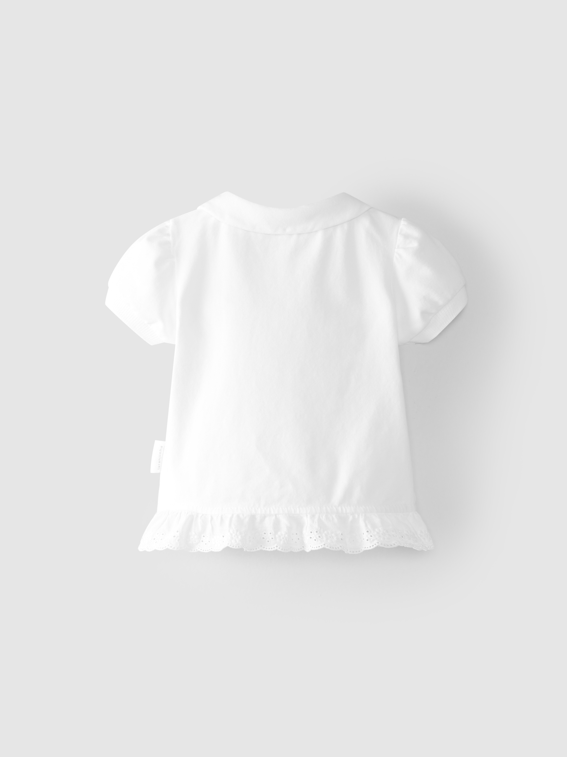 Polo shirt with English embroidery