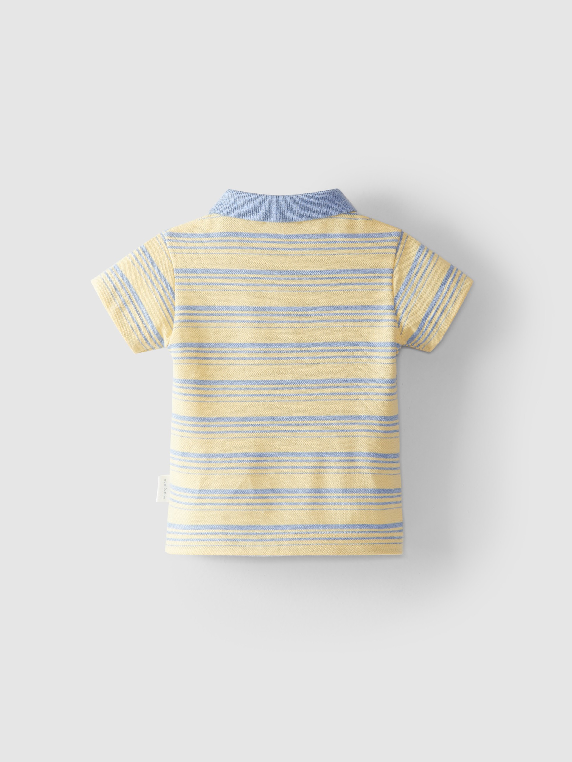 Polo shirt striped in pique
